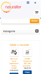 Mobile Screenshot of naturaliter.cz