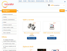 Tablet Screenshot of naturaliter.cz